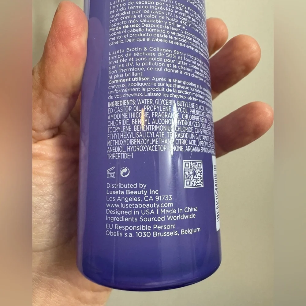 LUSETA Heat Protectant Spray 5/$25